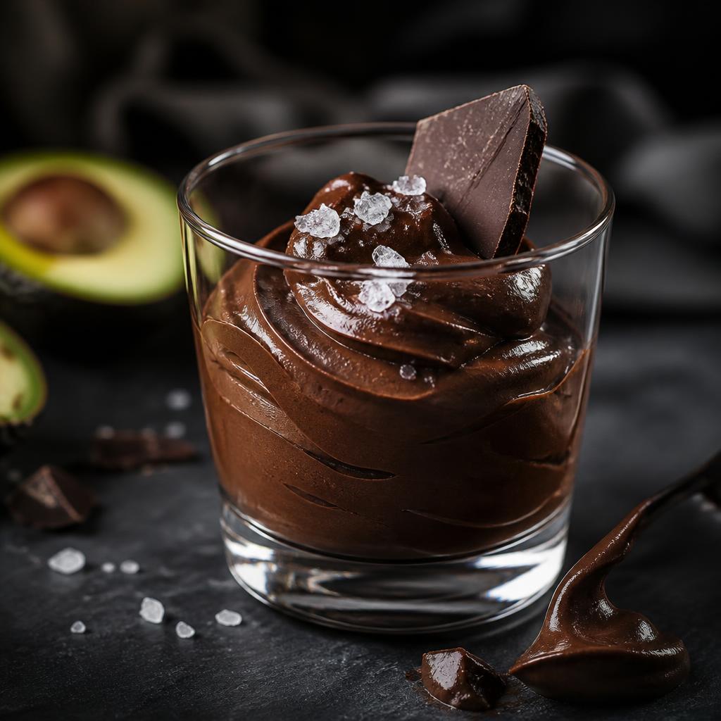 Dark Chocolate Avocado Mousse