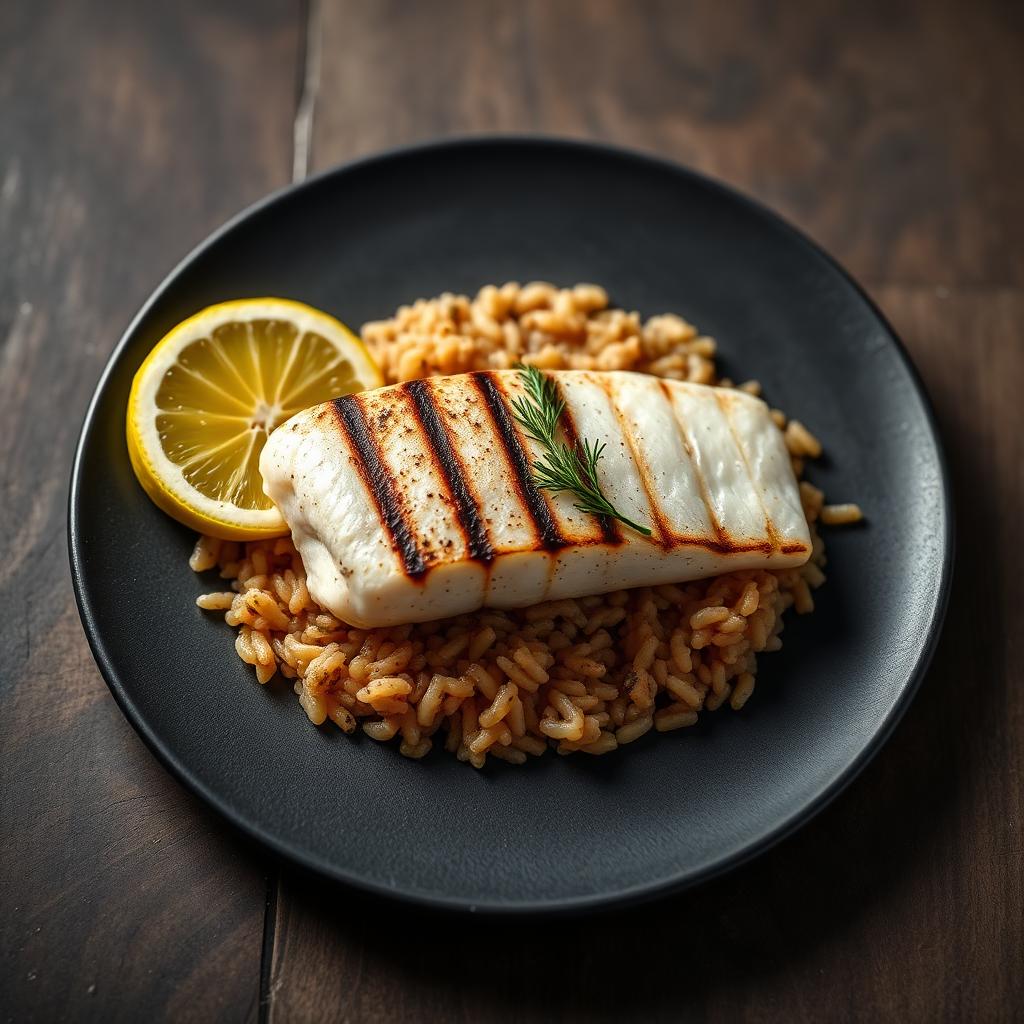 Brown Rice with Fish