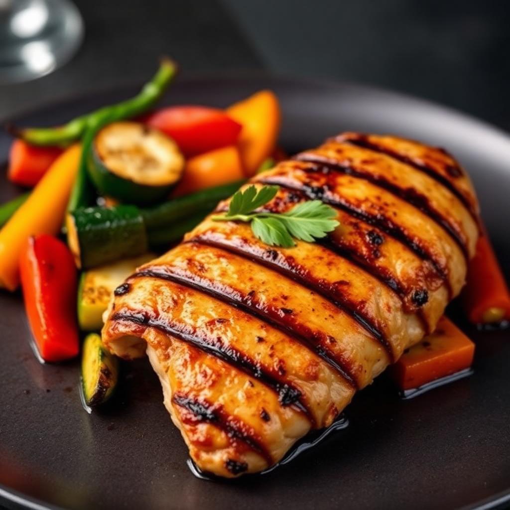 Grilled Chicken with Vegetables