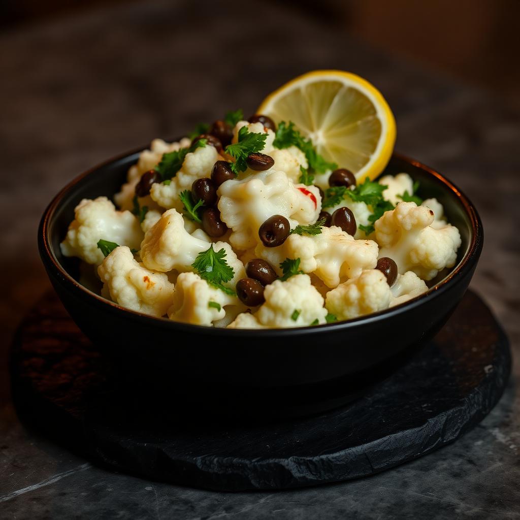 Roasted Cauliflower Salad