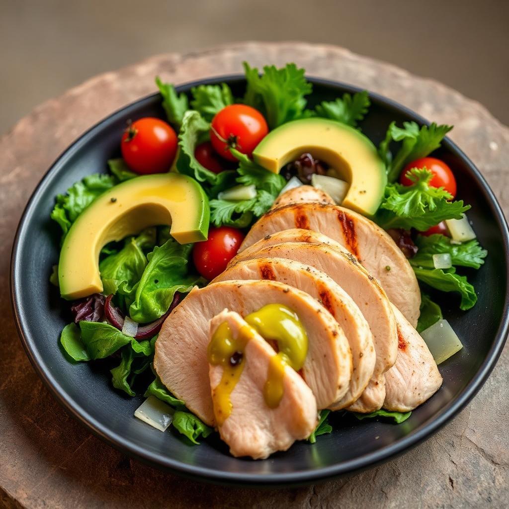 Grilled Chicken & Avocado Salad