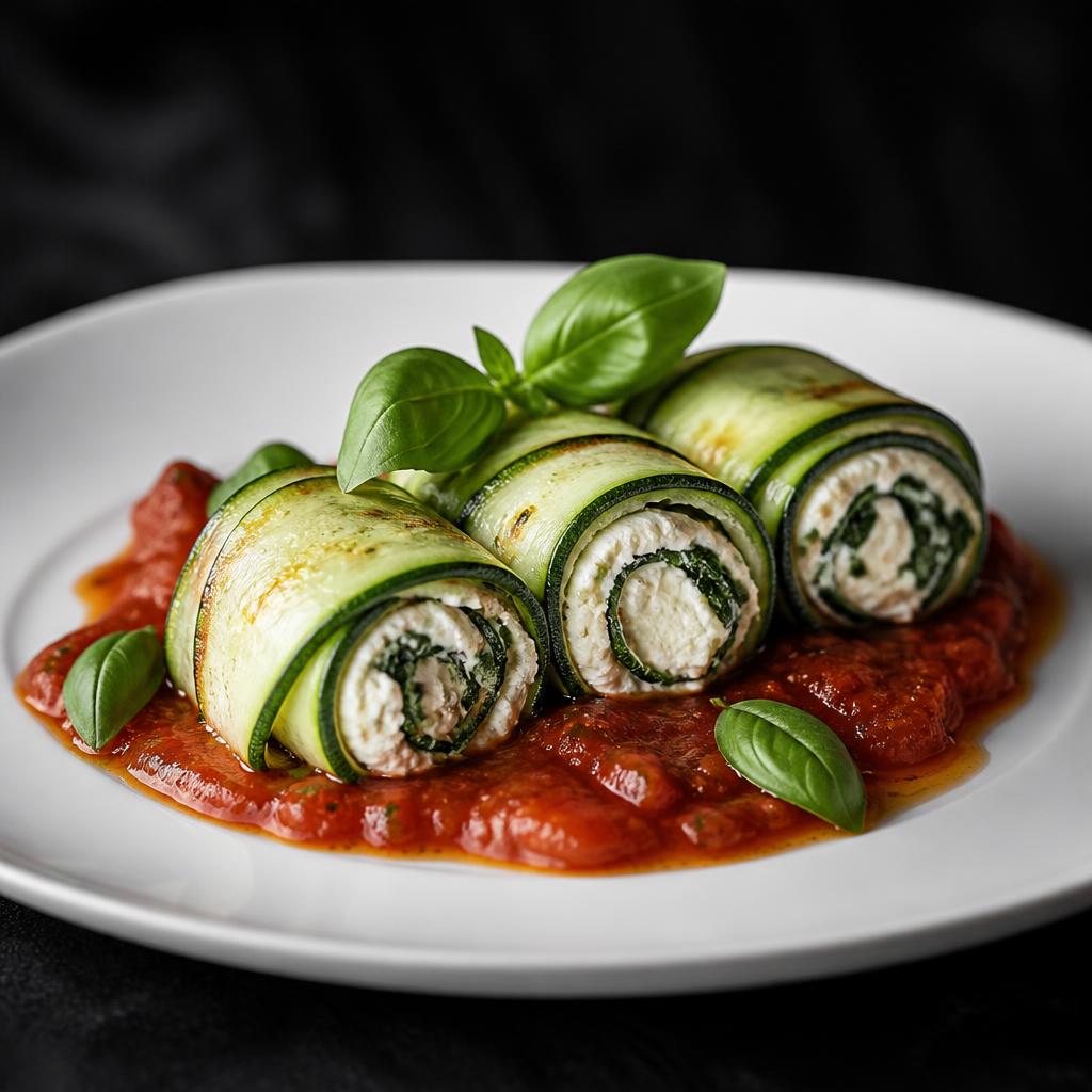 Zucchini & Ricotta Roulade